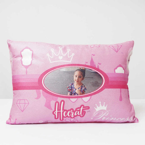 Personalized Princess Printed Kids Photo Pillow